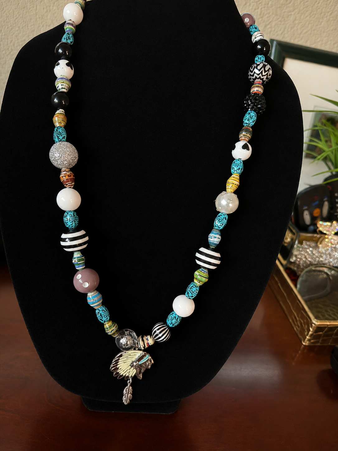 Chief Pendant Necklace by Cheri Toll